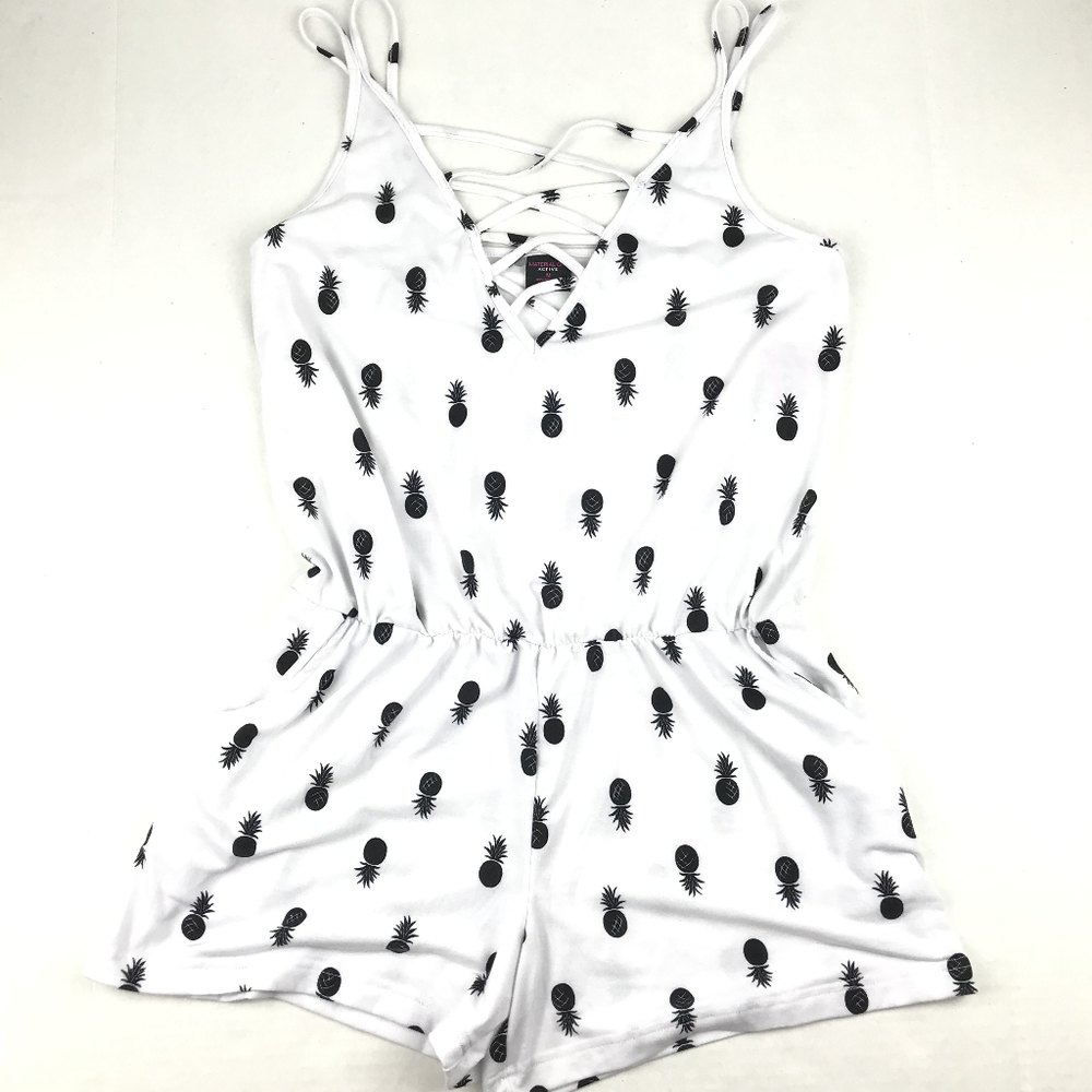 Material Girl Pineapple Romper